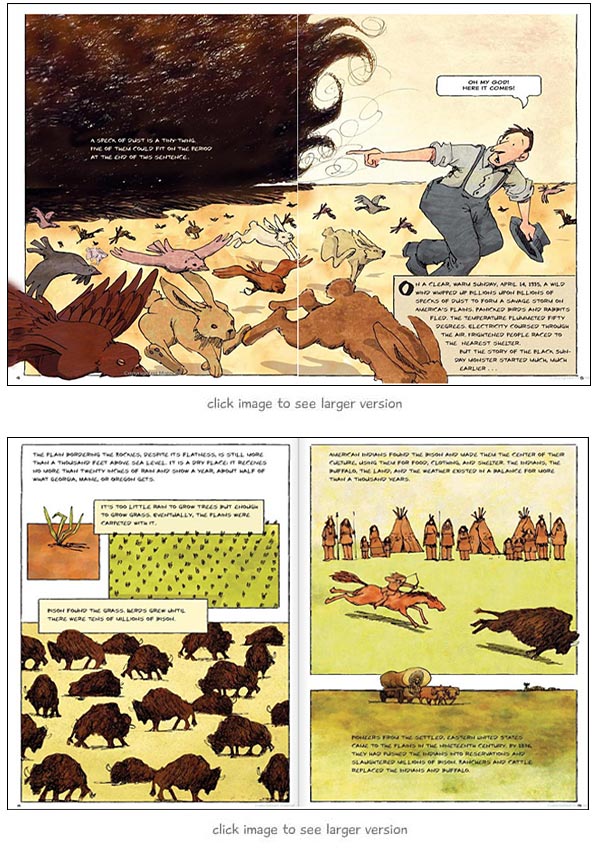 The Great American Dust Bowl Historical Graphic Novel for Kids