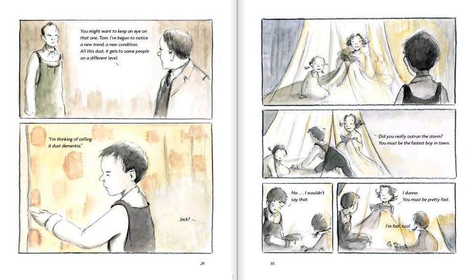 The Storm In The Barn A Kids Graphic Novel Set During The Dust